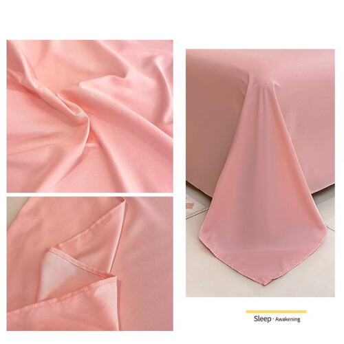 Por menos de US$ 5! Lençol InsCrazy, 100% algodão, cor sólida, macio e respirável, 229 x 259 cm (90 x 102 polegadas). 2