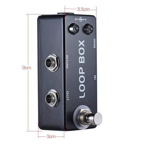 Mosky  Guitar Effect Pedal Loop Box Switcher Channel Selection True Bypass 1