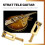Rektangelgitarrbrosadlar för  Strat Stratocaster Tele Telecaster Elgitarrbyte, Guld (Pack med 6) 3