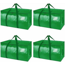 Übergroße Umzugssäcke, extra robust, 4er-Pack, hellgrün