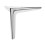 Metallmöbelbeine Silber 12 cm 1 Stück 1