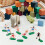 Fodboldspiller kagetoppersæt – assorterede farver 5