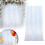Sheer Voile Backdrop Curtain White 75x215cm 2