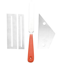 File chitarra 'acciaio inossidabile del cerchio + Fret Rocker Livello + Tastiera Protector chitarra Strumento Liutaio
