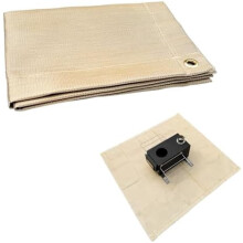 Bålplassmatte 40" vedovnsmatte under grill (940F sikkerhet) for terrassegrill, brannsikkert gulvtelt, campingplass, isolasjonsbeskyttelse