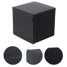 Material filtrante reutilizable de 4 pulgadas para peceras de peces betta, nano acuarios y acuarios pequeños; mejora la calidad y la claridad del