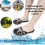 Γυναικεία Casual Jelly Sandals, Αναπνέοντα, Αντιολισθητικά, Επίπεδα Σανδάλια Παραλίας, 3