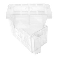 OUNONA2 bucăți cutie pentru prăjirea peștilor de acvariu Baby 12.60x7.00x7.00CM transparentă