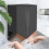 Automatic Hand Dryer with Speed Touch Sensor, Wall Mounted Black Commercial Design 1