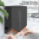 Automatic Hand Dryer with Speed Touch Sensor, Wall Mounted Black Commercial Design 4