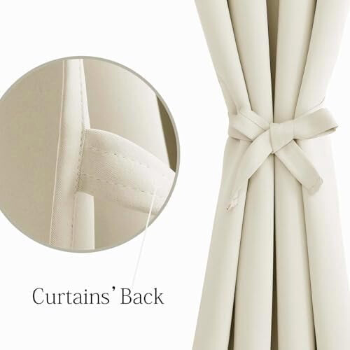 Cuirtíní Dorcha le Ceangail 42x63 orlach Tacar de 2 2