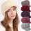 Χειμερινό πλεκτό καπέλο Beanie για γυναίκες με επένδυση από φλις, πλεκτά καπέλα 1