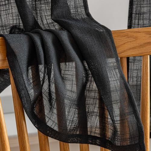 Beda Home Φούντα Λινέν Βαλάνς Swag για Αγροτική Κουζίνα & Υπνοδωμάτιο – Φίλτρο Φωτός, 2