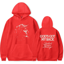 Sweat à capuche unisexe Brandon Lake God's Got My Back 2024, poches et cordon de serrage, vêtements tendance