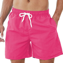 Men's Swim Trunks, Men Quick Dry Beach Shorts Surf Boardshorts with Mesh Lining