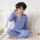 Kids thermal base layer set blue 4 years 4