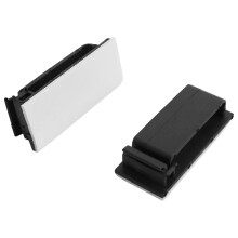 30 Pezzi Clip Per Cavi Morsetti Per Cavi Nero, Supporto Per Cavo da Scrivania Cerniere Autoadesive E Per Cavi Gestione Dei Cavi Sistema di Gestione