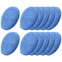 Microfiber Wax Applicator 12pcs Car Cleaning Polish Wax Foam Sponge Polishing Sponge,