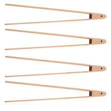 4 Paquetes De 12 Pulgadas Pinzas De Madera Para Tostar Pinzas De Cocina Para Servir Comida, Voltear Carne, Tomar Tostadas Y Más