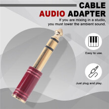 6.5mm 6.35mm 1/4inch Male to 3.5mm 1/8inch Female Jack Stereo Headphone AUX Cable Audio Adapter Plug For Guitar Plug Amplifier Jack Mix Earphones