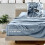 Ensemble de draps Queen en microfibre ultra-douce 4 pièces 4