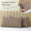 Ensemble de draps en microfibre à poches profondes pour lit queen (4 pièces) 3