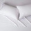 Ensemble de draps en microfibre gris à motif quadrillé, format Queen 3