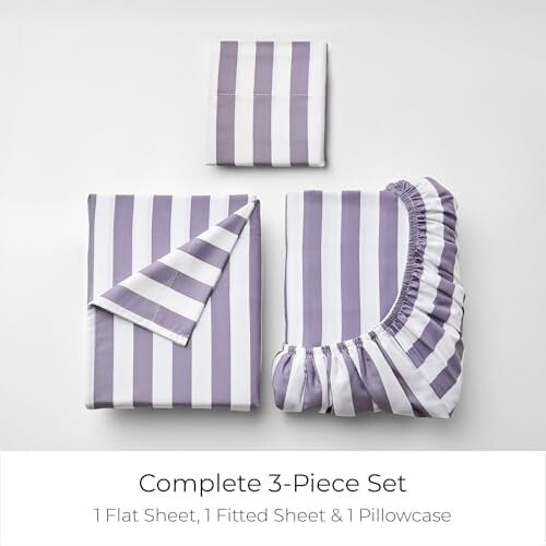 Set de cearșafuri Queen din microfibră, 4 piese, buzunar adânc 1
