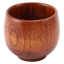 5Pcs Ensemble de Thé Créatif Petite Tasse En Bois Petite Tasse Tasse En Bois Verte Avec Bois Naturel Tasse de Vin Tasse À Thé En Bois