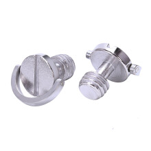Arbre Long Vis À Anneau En D 3 / 8 Pouce -16 Fils Trépied Caméra Adaptateur De Vis De Fixation À Dégagement Rapide (Paquet De 2)