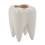 Tooth Shape White Ceramic Flower Pot Modern Design Planter Teeth Model  Desktop Pot  Gift(without plants) 1