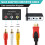 Adattatore Cavo Audio  Maschio A Rca Video Audio Per Ps3 Ps4 Per  One , Il Più Recente 9