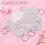 10pcs Transparent Blank Insert Photo Picture Frame Key Ring Split keychain 2