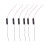6Pcs Wired Connector 1.5V AAA Battery Holder Plastic Case Storage Box Black 1