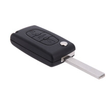 Flip Folding Remote Car Keyless Key Case Shell for 407 307 308 607 3 Buttons