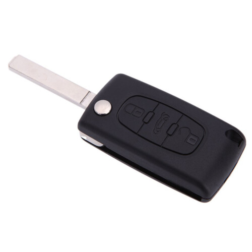 Flip Folding Remote Car Keyless Key Case Shell for  407 307 308 607 3 Buttons 2
