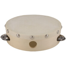Hand Tamburin Drum Glocke Metall Jingles Percussion Musikalisches Spielzeug fuer KTV Party Kinderspiele