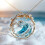 Ocean's Oath boho blauwe golf sieradenset 3-delig 3