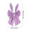 Easter Bunny Ear Bow Purple Fabric 15.74 Inch 2