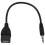 USB jack, AUX, 3.5 mm jack for audio data charging cable black 1