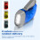 3 LED Dynamo Wind  Flashlight Hand-pressing Crank NR No Battery Torch 2