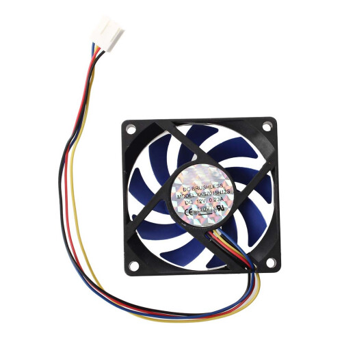 12V  32 70mm 4-Pin Computer Case CFM PWM CPU PC Fan  & Black 1