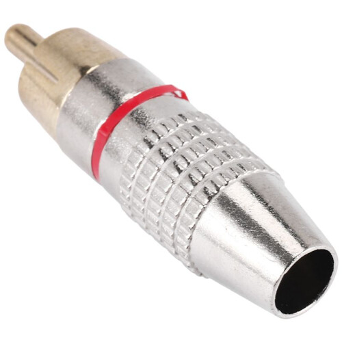 Adapter Audio Coaxial Cable Connector RCA Plug seamless 10 pcs 1