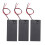 3 Pcs Two Wire Lead /Off  1 x 9V Battery Cell Case Holder 1
