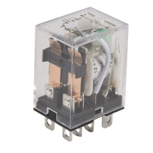 12V Coil 10A 240VAC 28VDC DPDT Electromagnetic Relay JQX-13F2Z