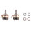 2Pcs 500K Ohm Single Linear Taper Potentiometers with /off 1