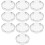 10 pcs Small round transparent plastic coin capsules box 26mm 1