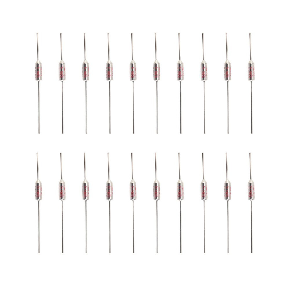 20 Pcs Ry Series Metal 192 Celsius 250V 10A Cutoffs Thermal Fuse 6032043516358