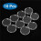 10 pcs Small round transparent plastic coin capsules box 26mm 2