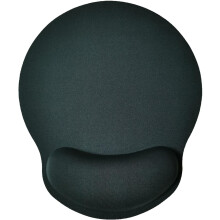 (Grey) Human Skeleton Ergonomic Mouse Pad with Memory Foam Wrist Rest, Non-Slip Rubber Base, for Gaming & Office Laptop/Computer.